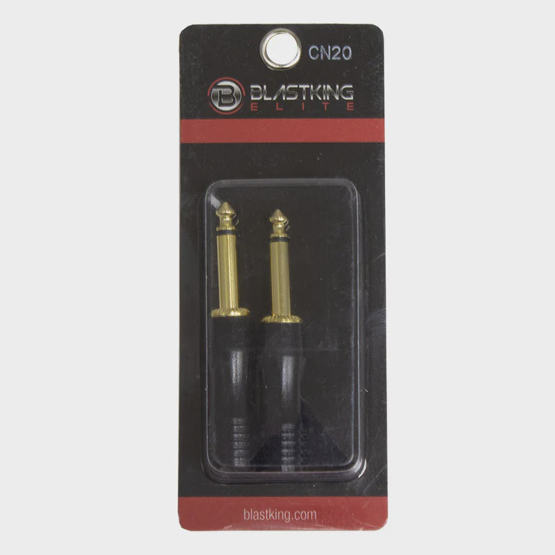 BLASTKING Plug 1 1/4 Male Mono Gold IBKE-CN20 2PCS Pack