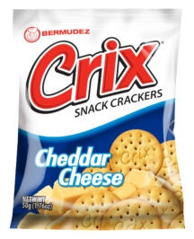 CRIX Bermudez Cheddar Cheese Mini Snack Crackers 50G 1.76OZ