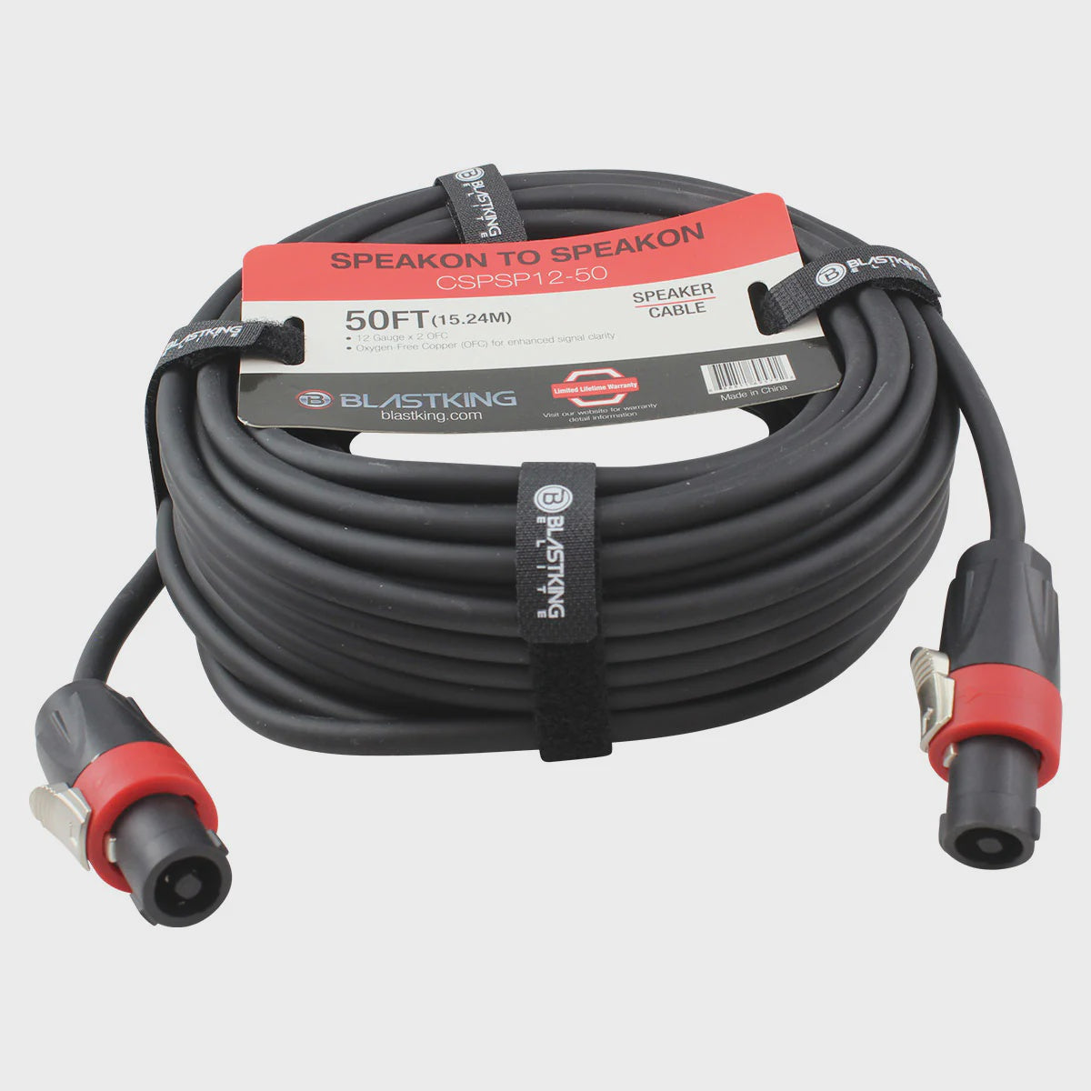 BLASTKING Lead Speakon Male to Speakon Male 50' CSPSP12-50 Ibke