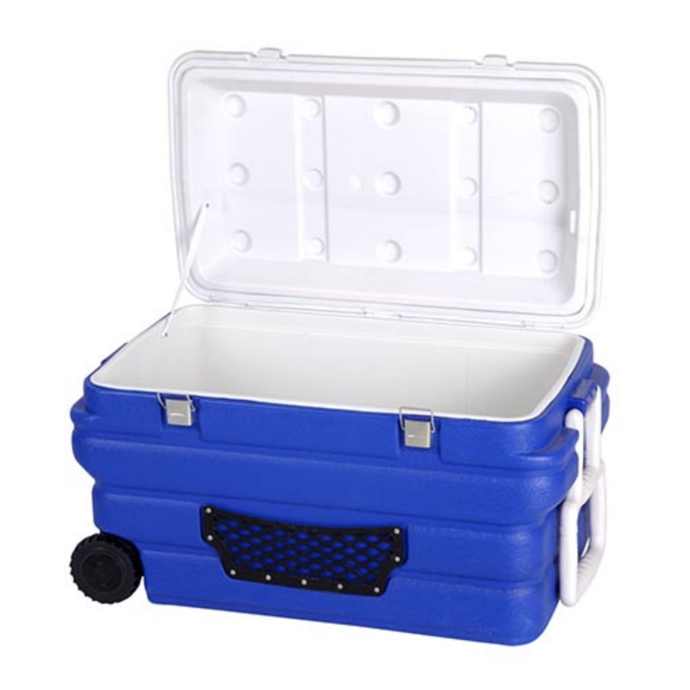 CLIFFSIDE Cooler Box Ice Chest 90L with Wheels Blue GLB-KY90102
