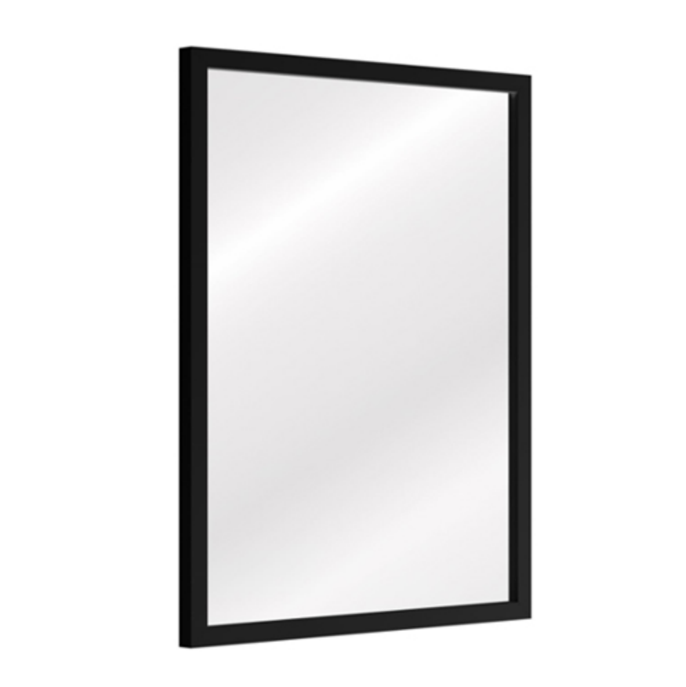WOLLATON Bathroom Mirror Black Pu Frame 23.6"X17.7" GNM-MRBF06045