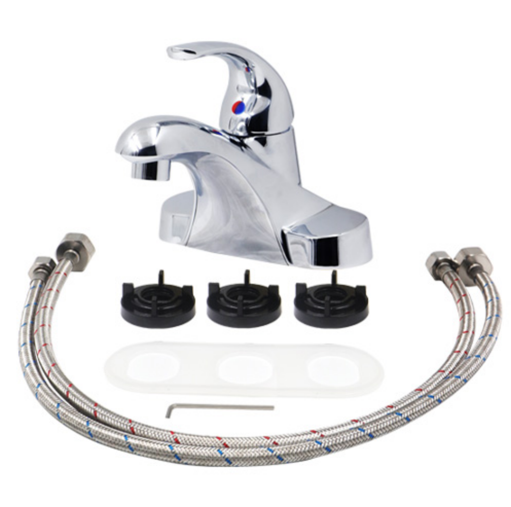 KIOTTO Faucet Bathroom Single Handle Chrome LNF-B6B1006C