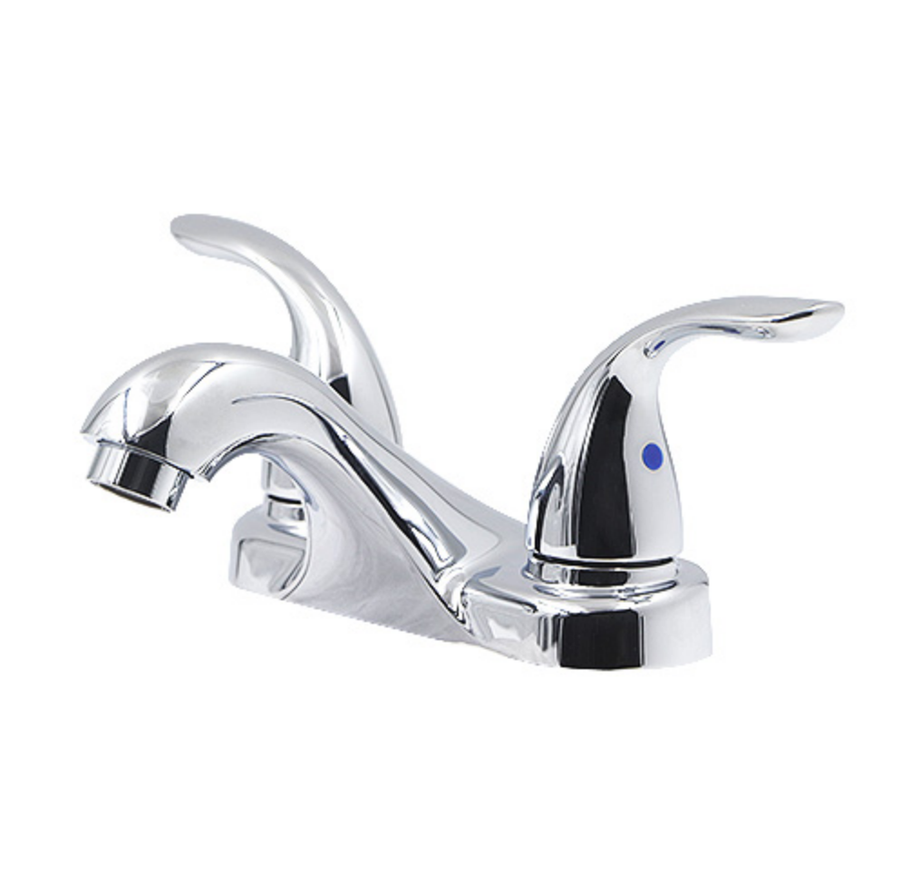 KIOTTO Faucet Bathroom Double Handle Chrome LNF-K5B2007C