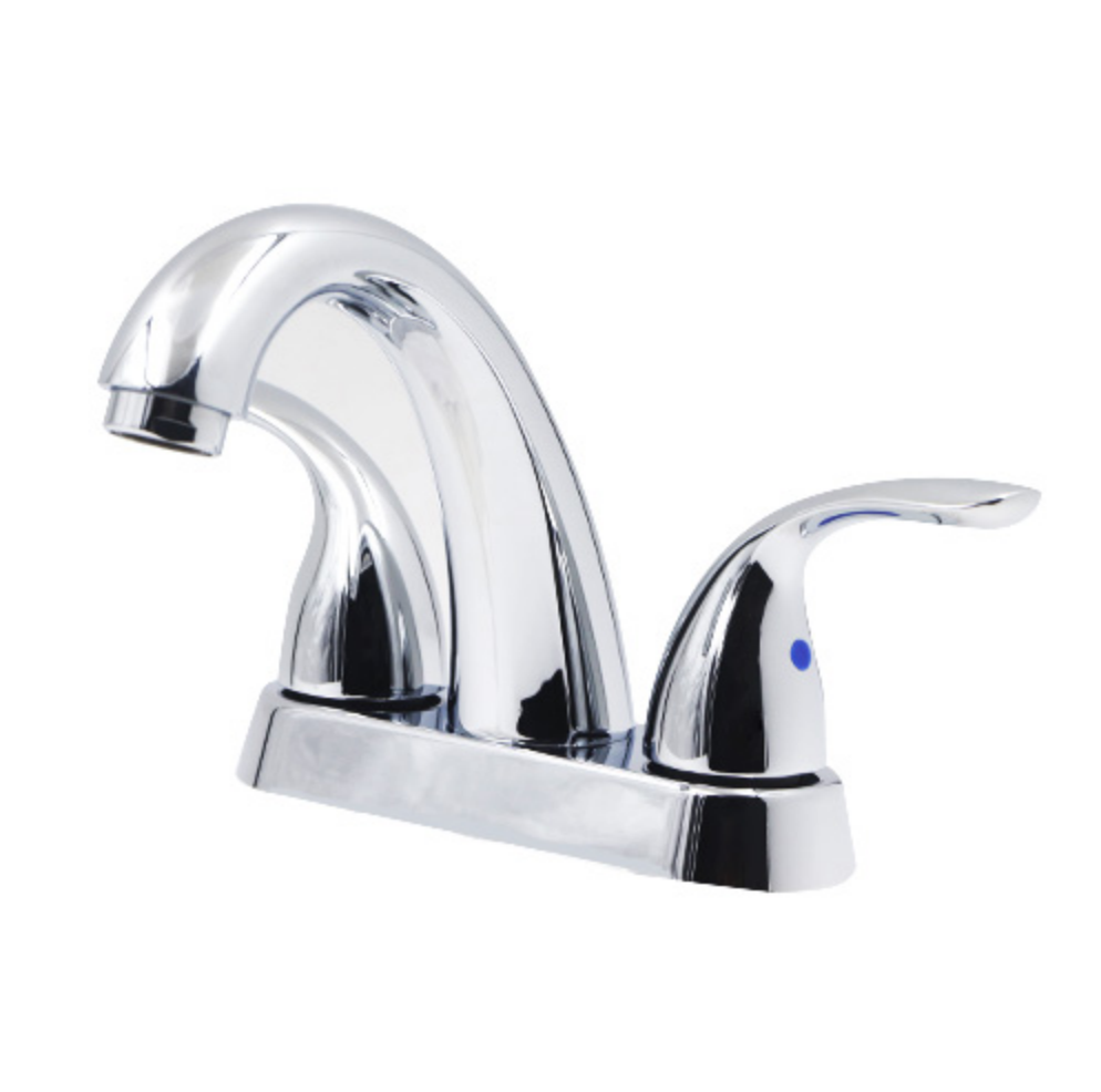KIOTTO Faucet Bathroom Double Handle Chrome Irena LNF-K5B2008C