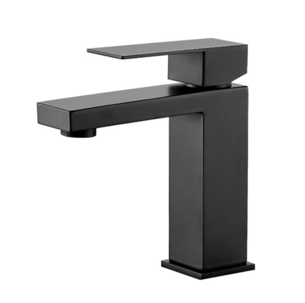 KIOTTO Faucet Bathroom Single Handle Matt Black LNF-B3234MB