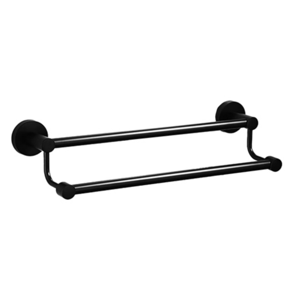 KIOTTO Towel Bar Double Matt Black GNW-SR220252MB