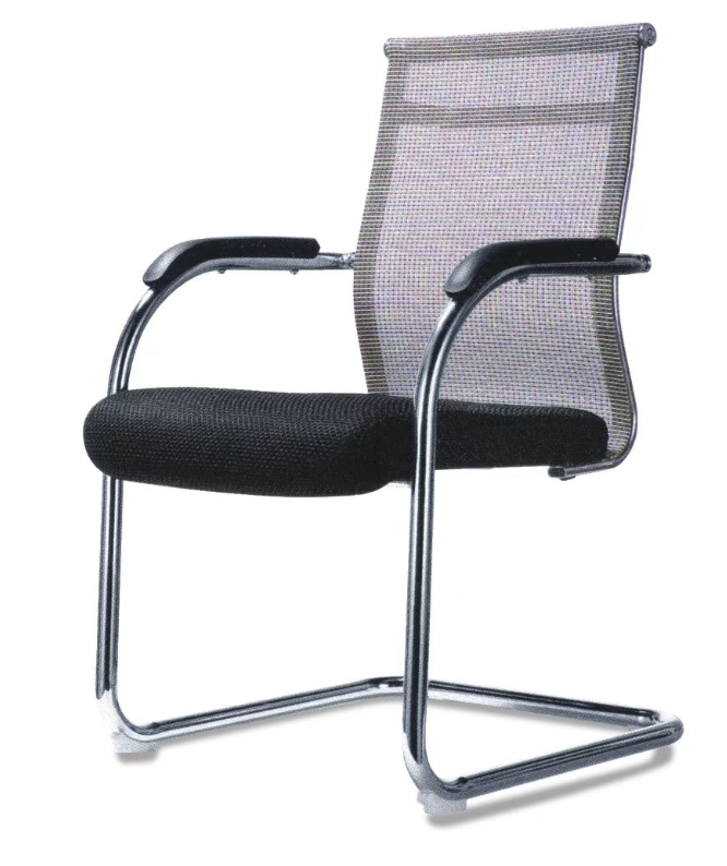 MUTBERG Chair Waiting Mesh Back with Arm Rest Grey HQF-OC1007S