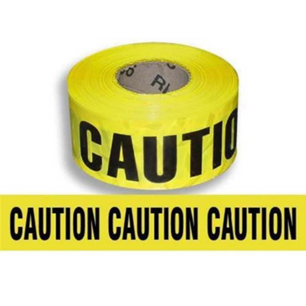 BEIER Tape Caution 75MM X 100M(3"X328') GSJ-CT10075