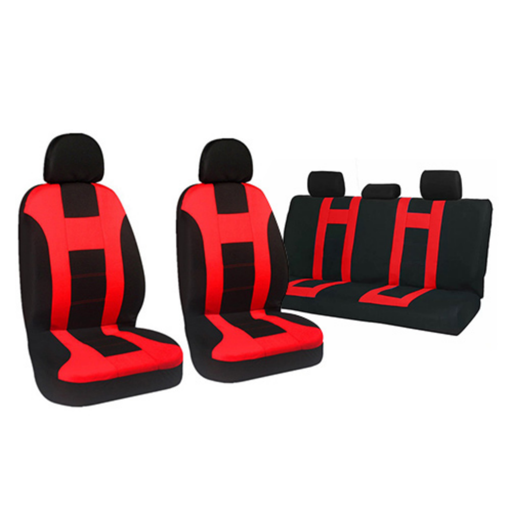 CRAFTEK Car Seat Cover Universal GUC-SC102R 11PCS Red