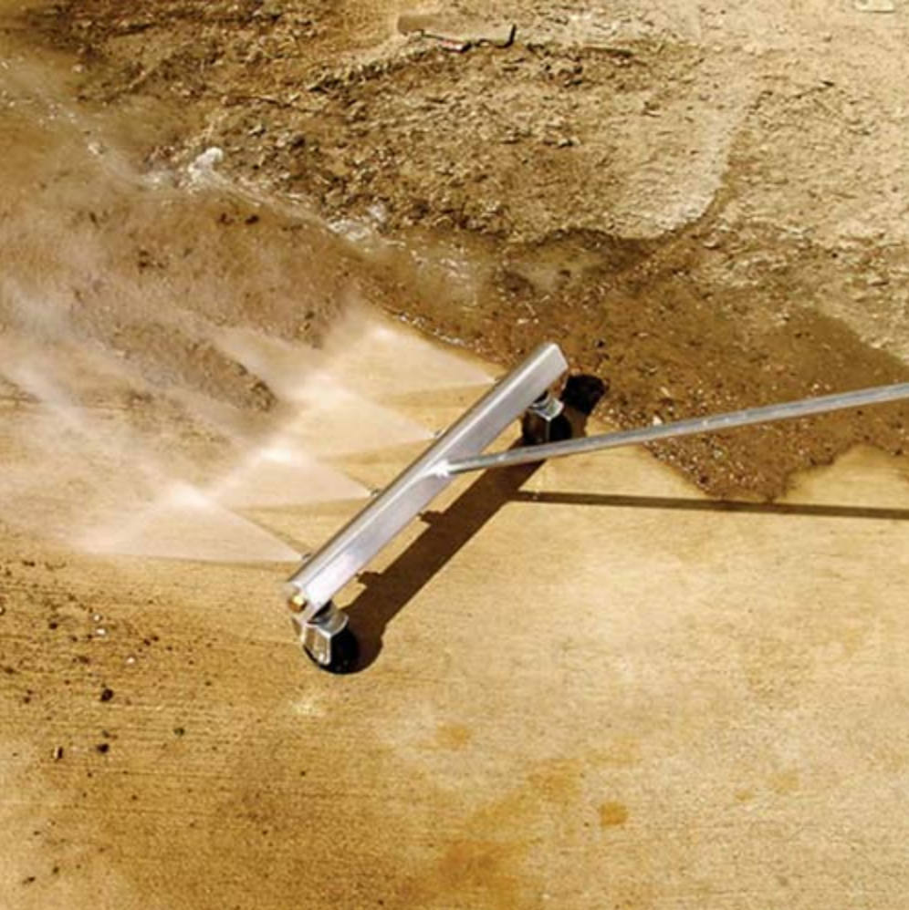 DEVOX Pressure Washer Gun Jet Rail 13" Silver on Wheels Water Broom HFS-YB402321