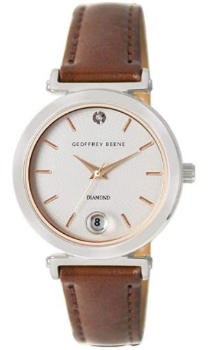 GEOFFREY BEENE Watch Diamond Collection Brown GL0006SL