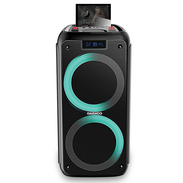 DAEWOO Speaker Box 8" Dual DEPS-1413 Partybox Rechargeable