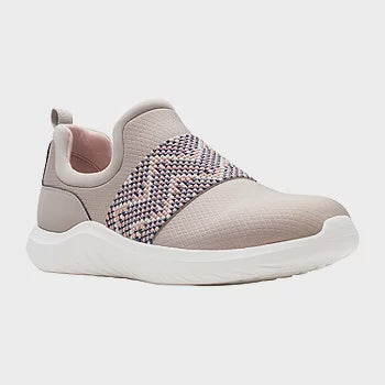 CLARKS Footwear Women Sneaker Nova Way Stone / Navy