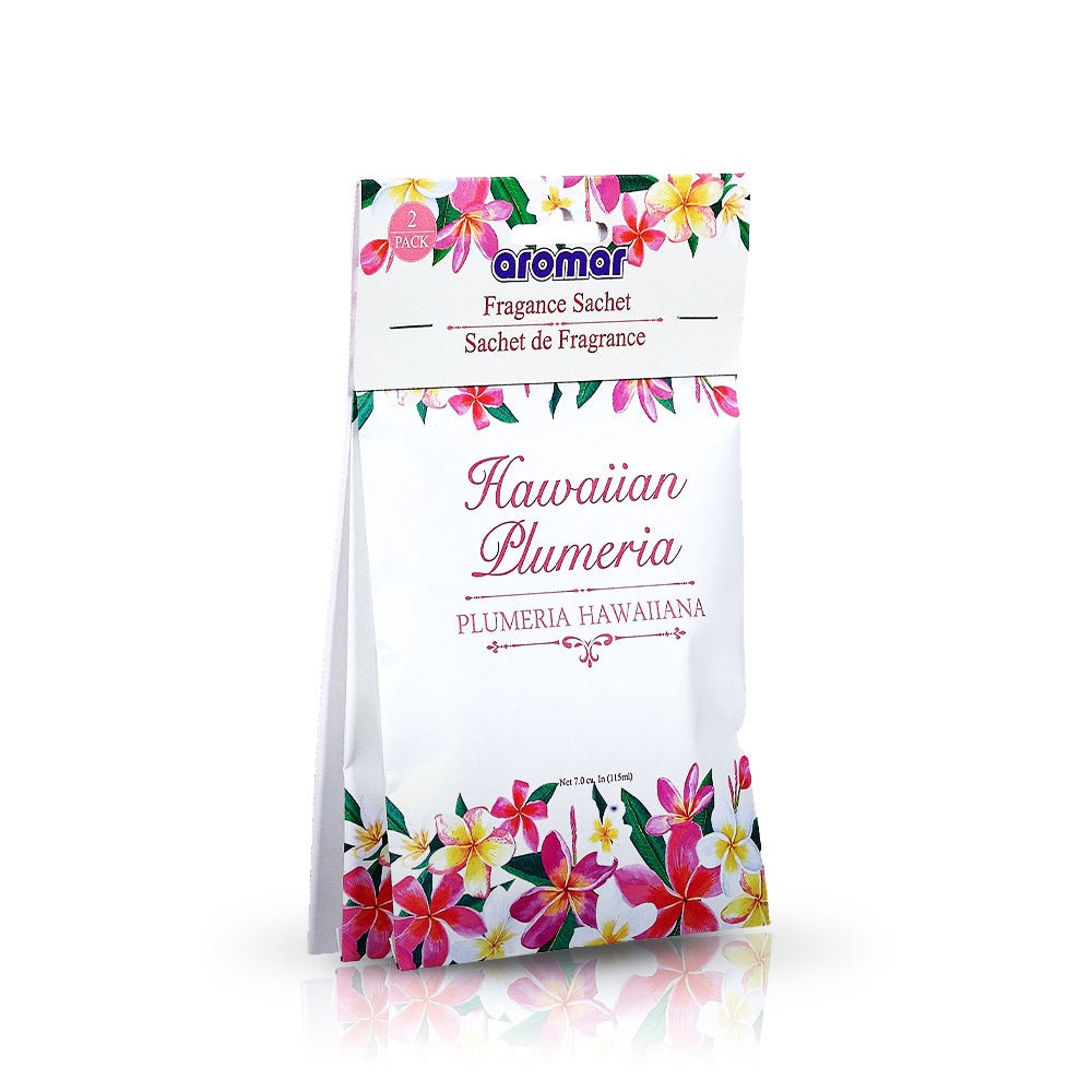 AROMAR Fragrance Sachet 2PCS Pack Hawaiian Plumeria DP3318
