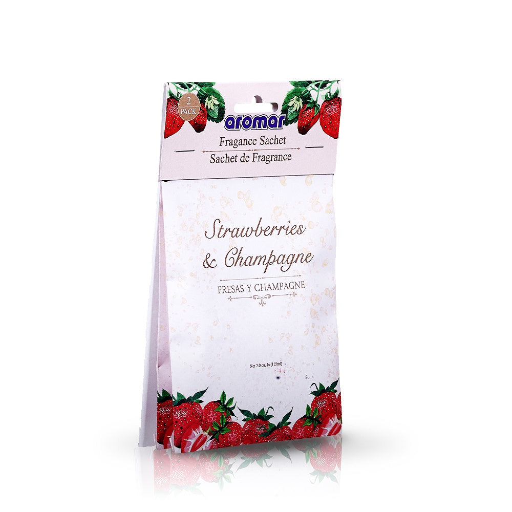 AROMAR Fragrance Sachet 2PCS Pack Strawberries & Champagne DP3390