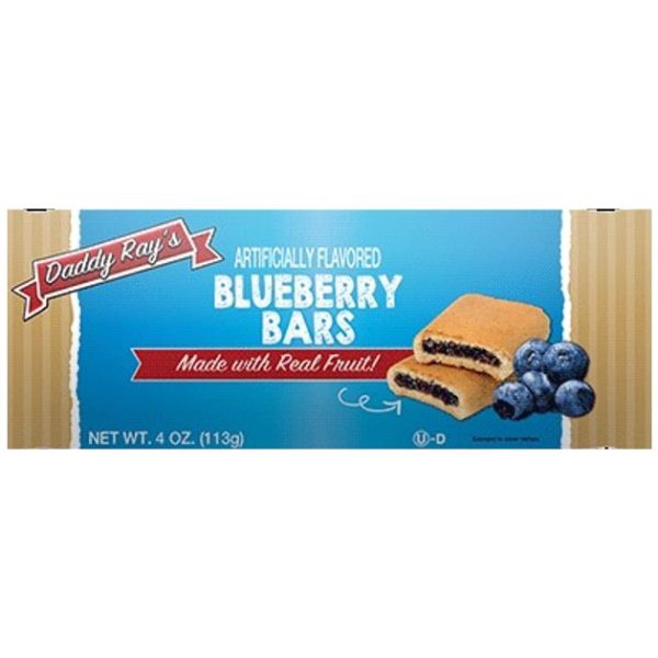 DADDY RAY'S Blueberry Bars 4OZ 113G