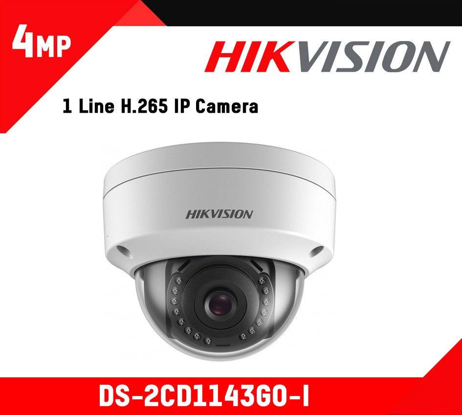 HIKVISION Security Camera Ip DS-2CD1143G0-I 4MP Dome