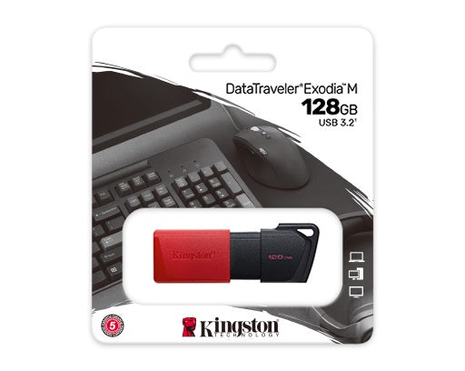 KINGSTON Computer Flash Drive 128GB USB Datatraveler Exodia DTXM/128GB USB 3.2