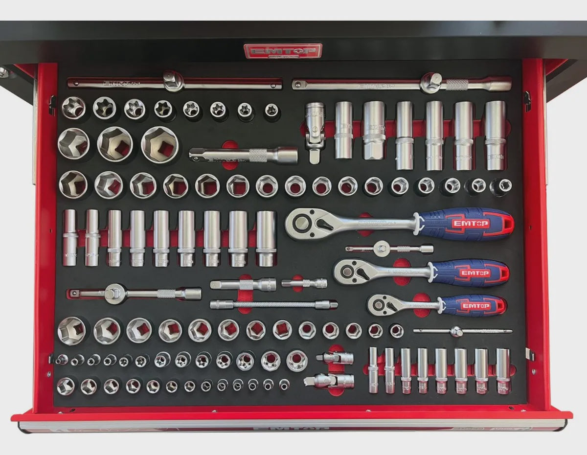 EMTOP Tool Set Chest 328PCS EHTS03281 7-LAYER