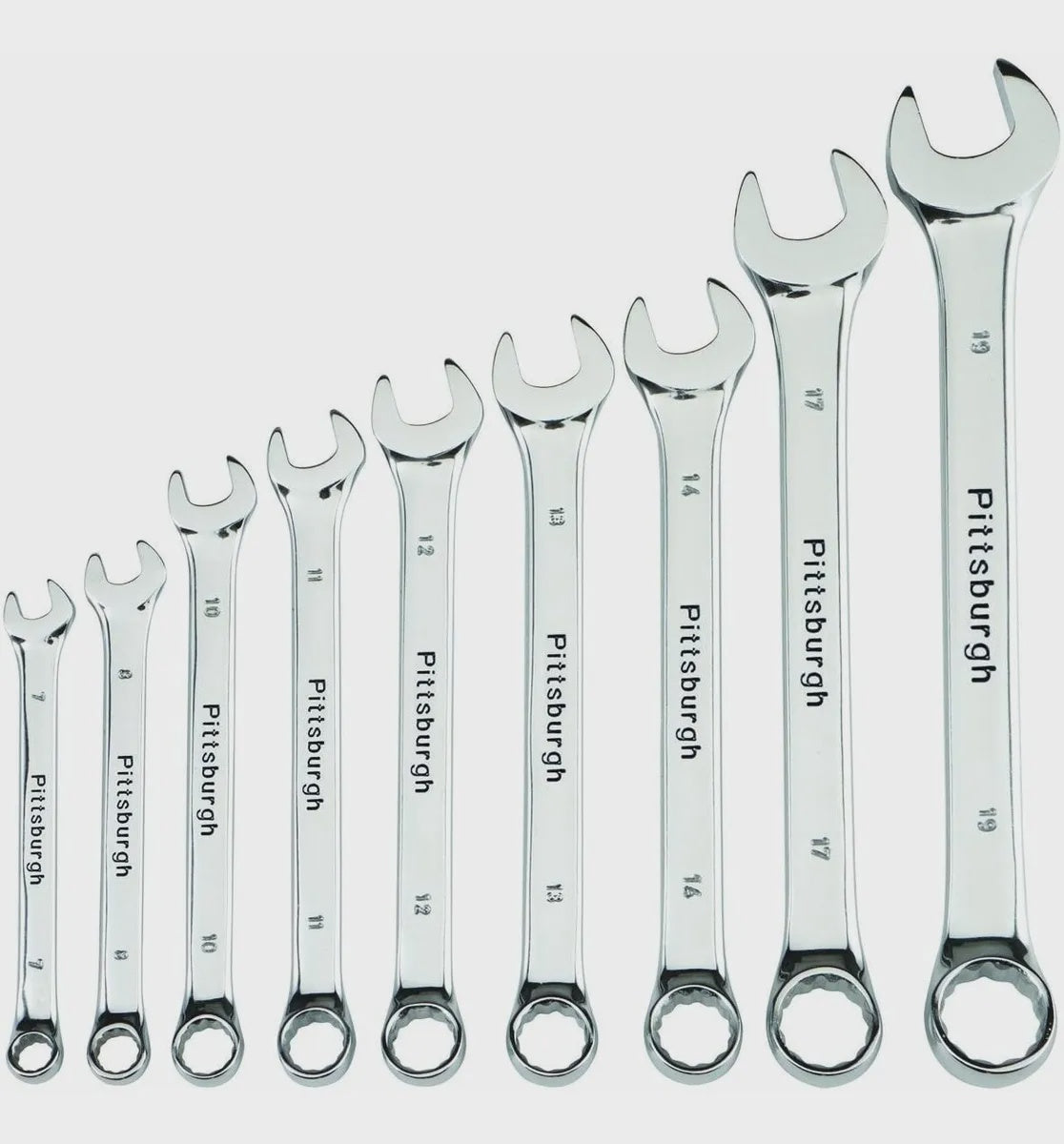 PITTSBURGH Spanner Set 9PCS 69044 Combination Wrench