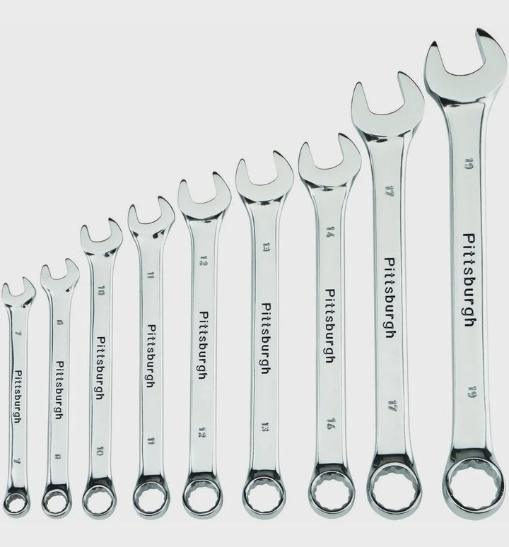 PITTSBURGH Spanner Set 9PCS 69044 Combination Wrench