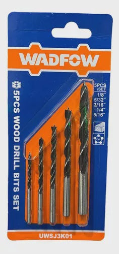 WADFOW Drill Bit 5PCS Set UWSJ3K01 Wood