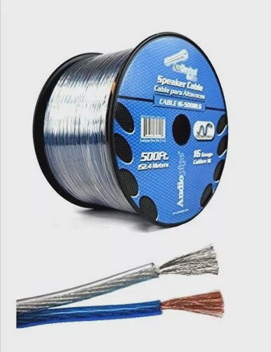 AUDIO PIPE Speaker Wire 16G Cable 16-500 Bls Flexible Sold Per Yard