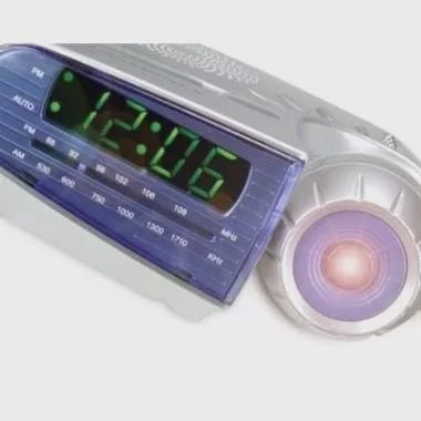 JWIN Radio Clock Alarm JL-709 Time Projector AM/FM