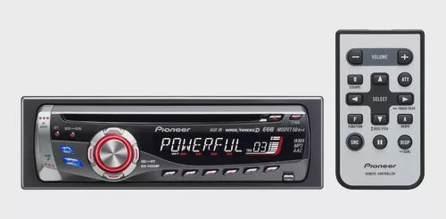 PIONEER C.d Player Car DEH-P4950MP + Free Modulator FM Otu CM-02 Car Bt MP3 Player Rgb Ambient Lighting 3.1A 2USB Charger