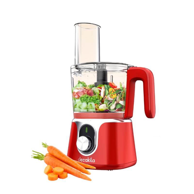 DECAKILA Food Processor Cordless KMMG005R 1.25L 200W Lithium Battery