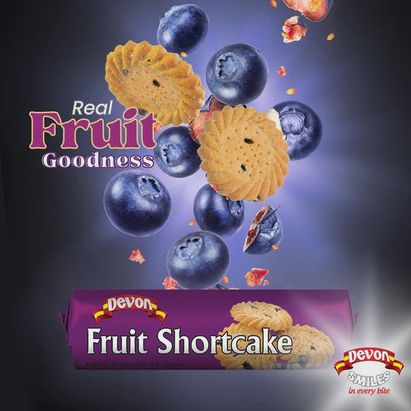 DEVON Biscuit Fruit Shortcake 190G 6.7OZ