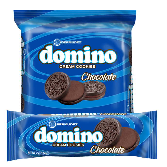 BERMUDEZ Domino Chocolate Cream Cookies 55G 1.94OZ