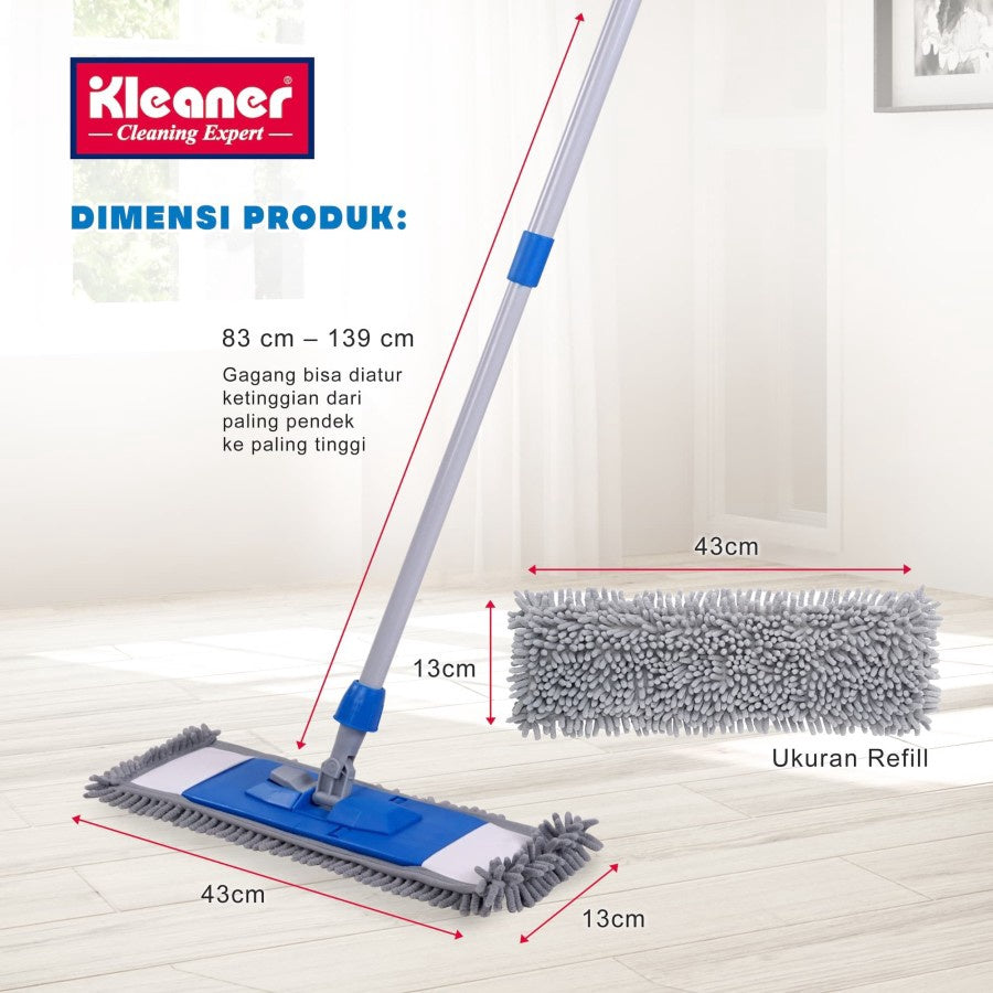KLEANER Mop Microfiber Dust GSA002 43CM