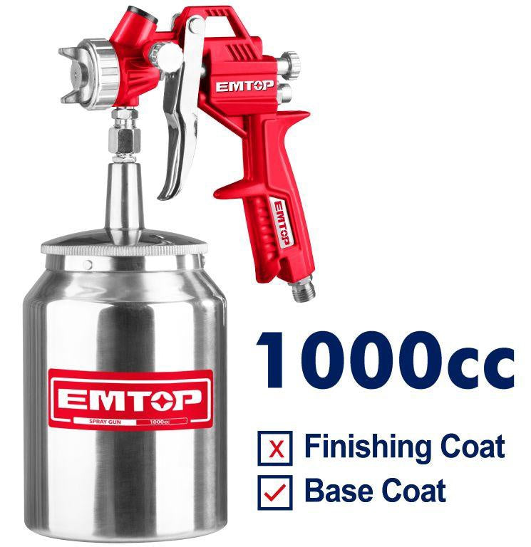EMTOP Spray Gun EASG10001 1000CC