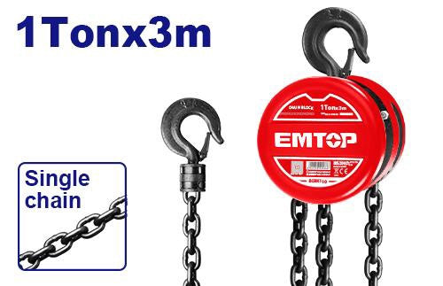 EMTOP Chain Block 1 Ton ECBK110