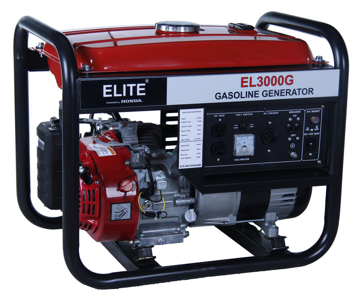 ELITE Generator 2600W EL3000G Gas Honda Engine