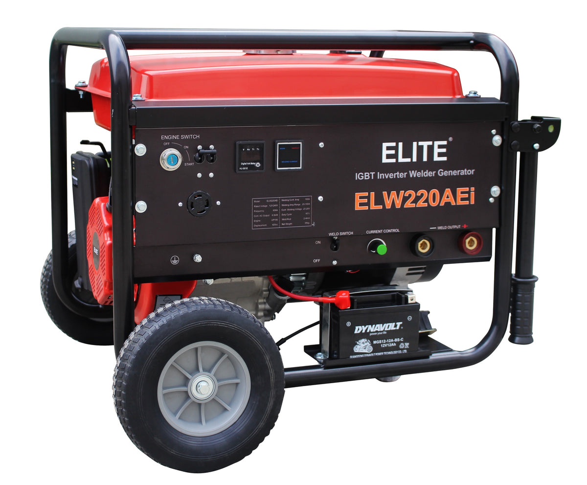 ELITE Generator 7000W ELW220AEI Gas Welder