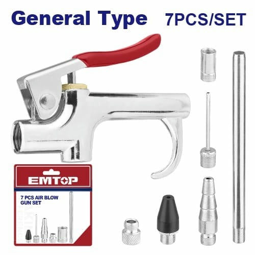 EMTOP Air Blow Gun Set 7PCS EMQP9410