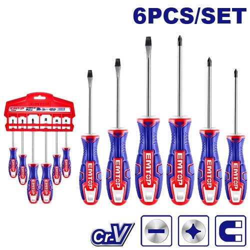 EMTOP Screwdriver Set 6PCS ESST0602