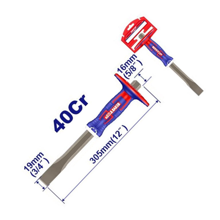 TOTAL Chisel Cold 305MMX16MMX19MM Emtop ECCL191602