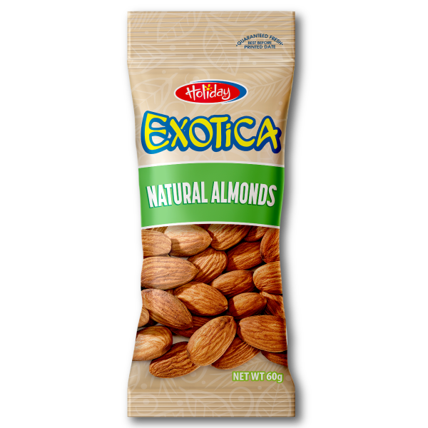 HOLIDAY Exotica Natural Almonds 60G