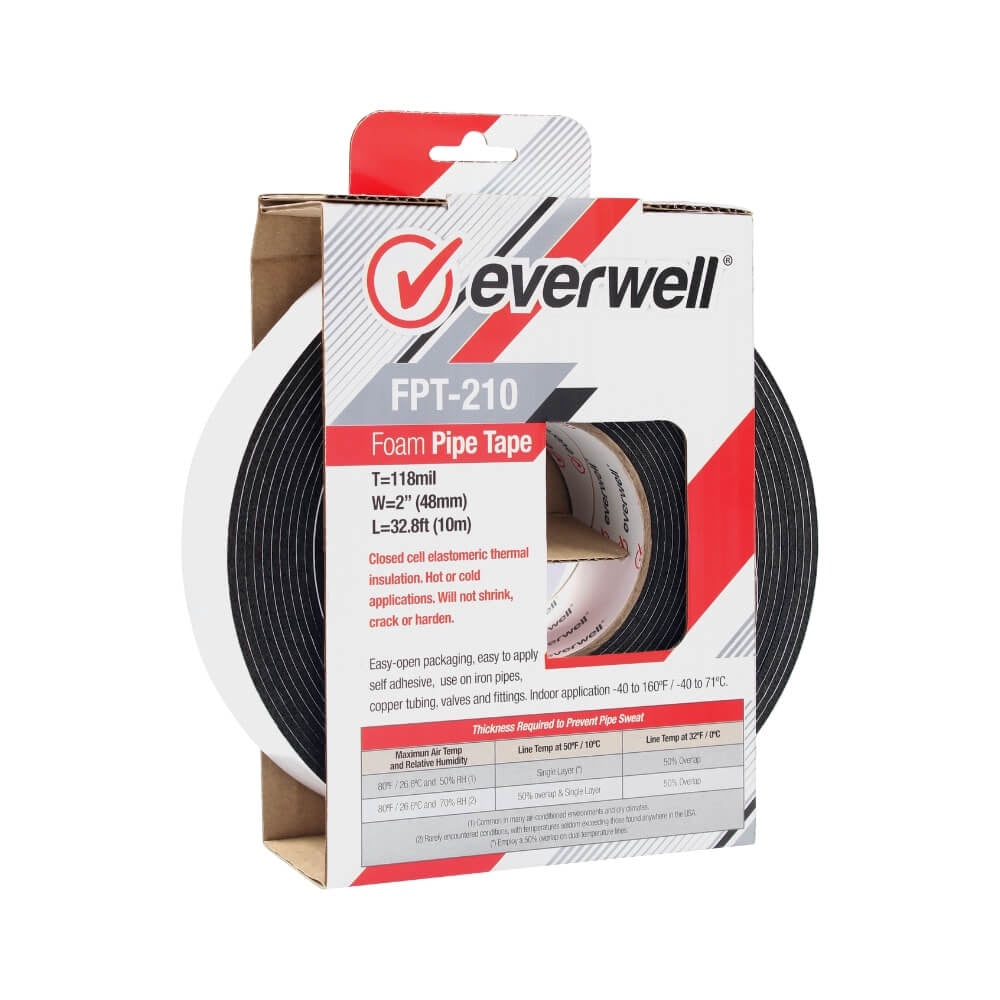 EVERWELL Foam Insulation Tape FPT-210 2" X 33'