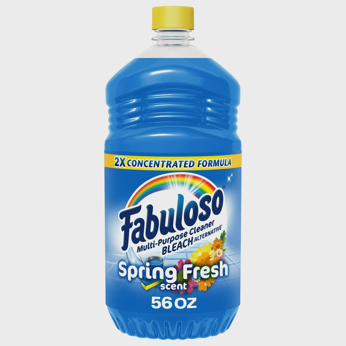 FABULOSO MULTI-PURPOSE Cleaner Bleach Spring Fresh Liquid ALL-PURPOSE Cleaner 56FL OZ 1.65L