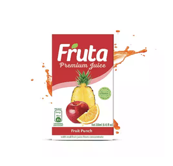 FRUTA Premium Juice Fruit Punch Box 8.45FL OZ 250ML