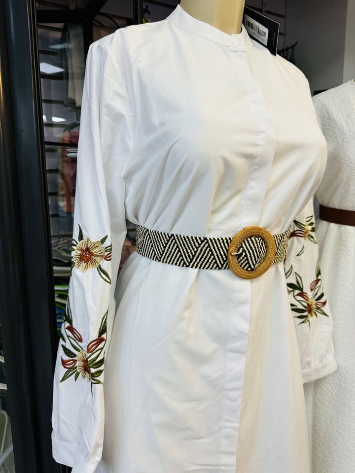 Dress Embroidery White