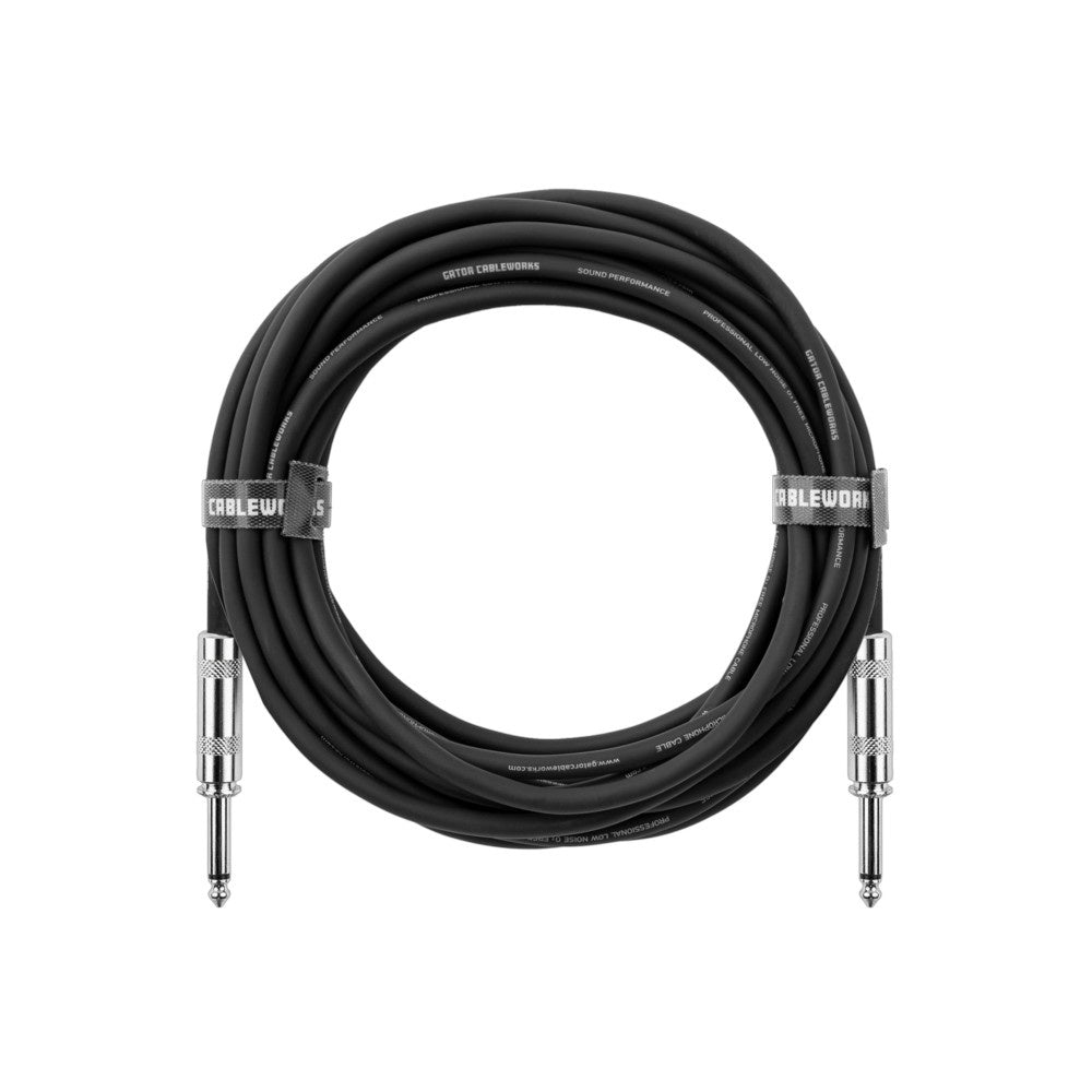 GATOR CABLE WORKS Lead 1 1/4" Male Mono to 1 1/4" Male Mono 10FT GCWB-INS-10 Gator