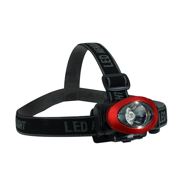 GO GREEN Torch Light LED Gogreen GG-113-3WHLRD 3W Headlamp Red