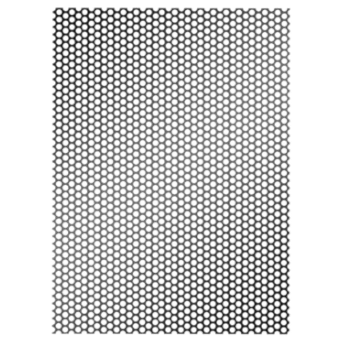 NIPPON AMERICA Speaker Grill 3X5' GR-35 Blk 1.2MM Black Finish Na