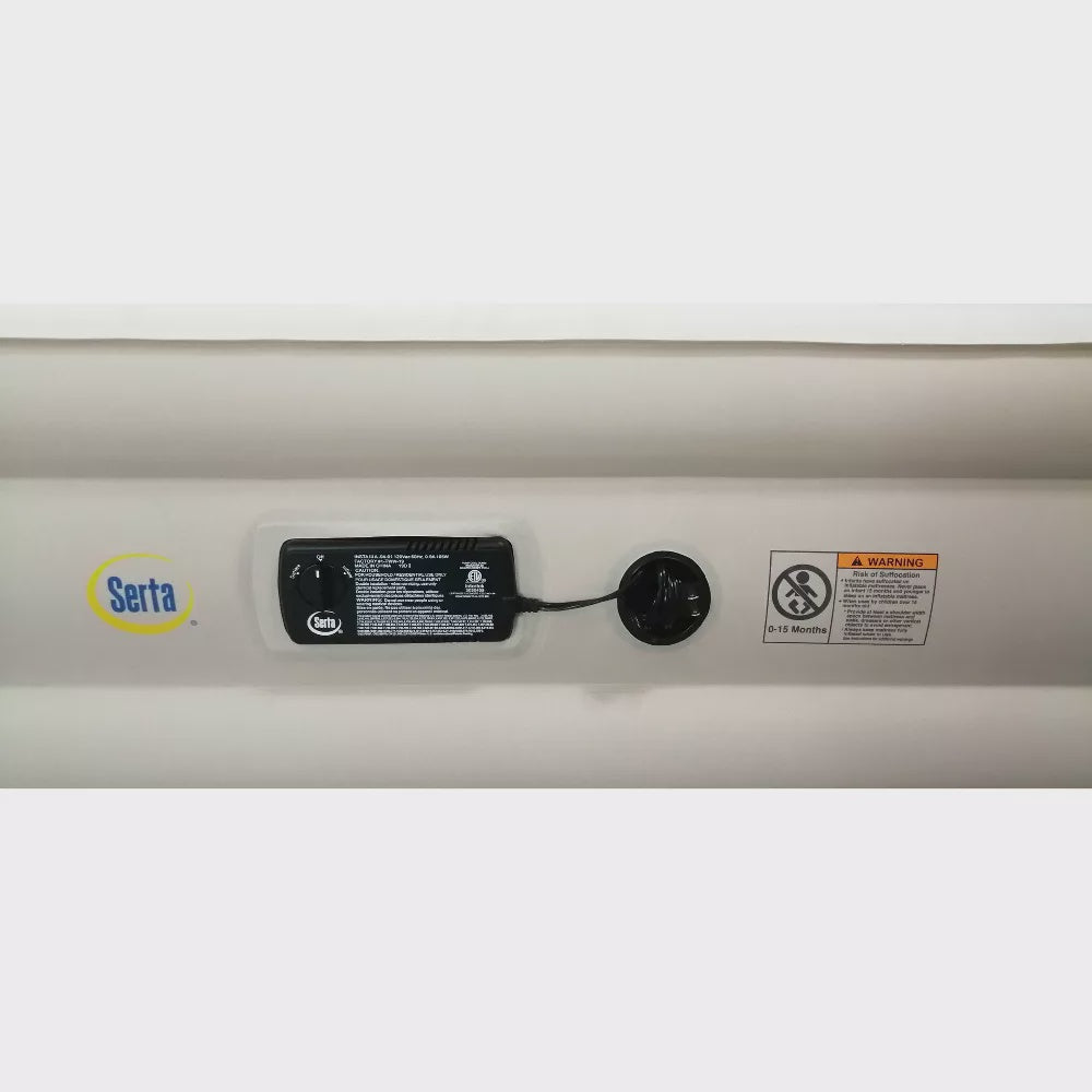 SERTA Mattress Air 85001714 18" Queen with Internal 120V Pump 60" X 78" X 18"