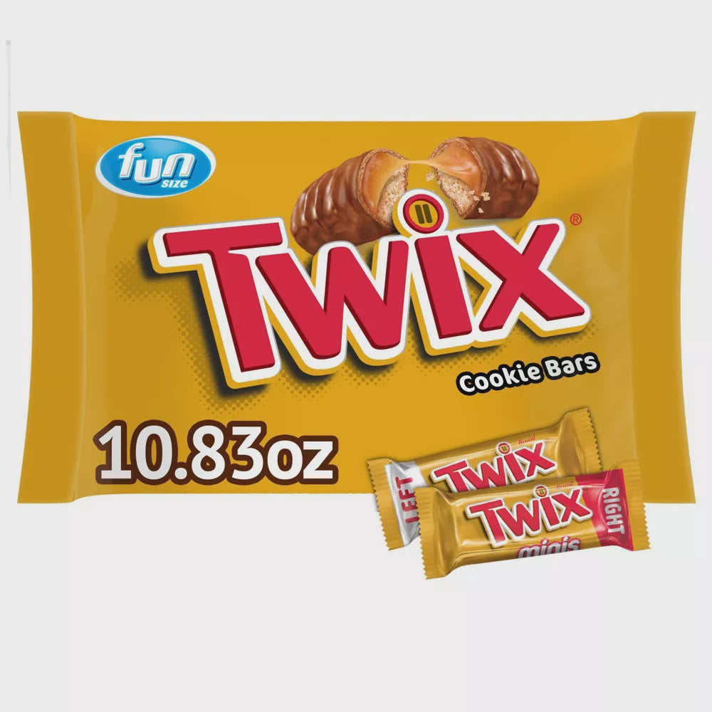 TWIN Twix 20 Bar Pack Fun Size 10.83OZ 307G